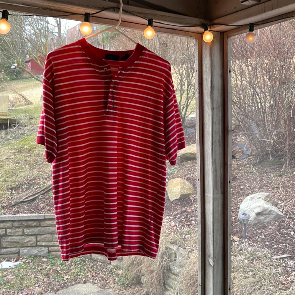 Vintage Quarter Button Tee Shirt